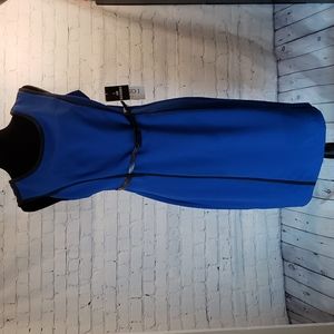 NWT Studio 1 Blue Sheath Dress 12P